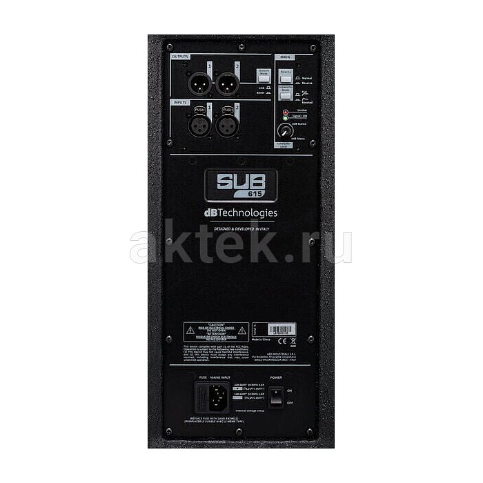 Сабвуфер dBTechnologies SUB 615 5