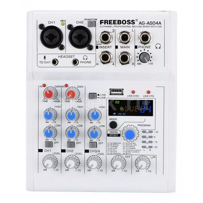 Микшерный пульт FREEBOSS AG-AS04A