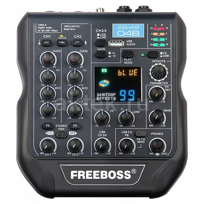 Микшерный пульт FREEBOSS AG-AS04B