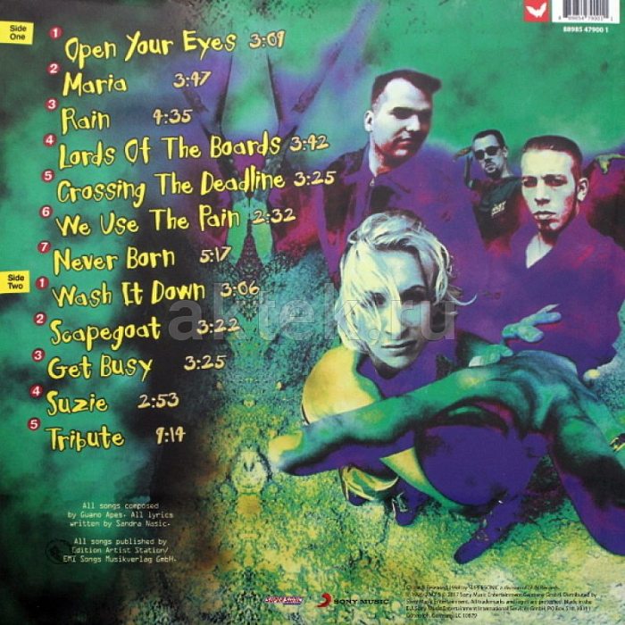 Виниловая пластинка GUANO APES - PROUD LIKE A GOD 180 GRAM YELLOW VINYL 12" 2