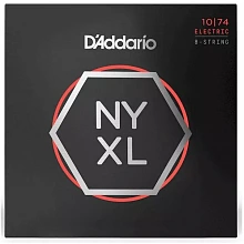 D'Addario NYXL1074 комплект струн восьмиструнной электрогитары, 10–74
