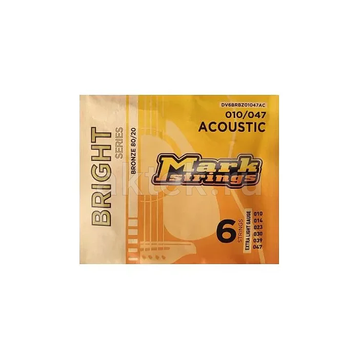 Markbass Bright Series DV6BRBZ01047AC комплект струн, калибр 10-47