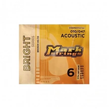 Markbass Bright Series DV6BRBZ01047AC комплект струн, калибр 10-47