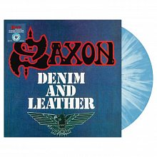 Виниловая пластинка SAXON - DENIM AND LEATHER GREY VINYL 12" 2