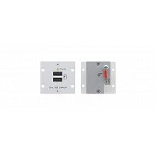 Kramer W-2UC/EU(B) Black USB-модуль питания, 2 устройства, до 4А