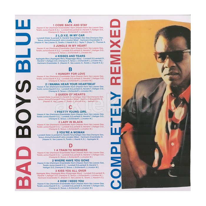 Виниловая пластинка BAD BOYS BLUE - COMPLETELY REMIXED 180 GRAM WHITE VINYL 12" 2