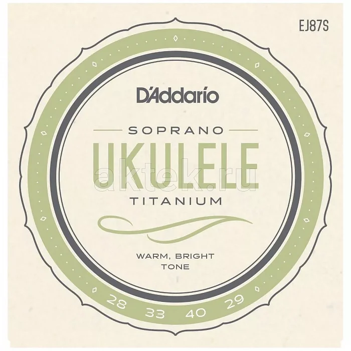 D'Addario EJ87S комплект струн, калибр 28-33