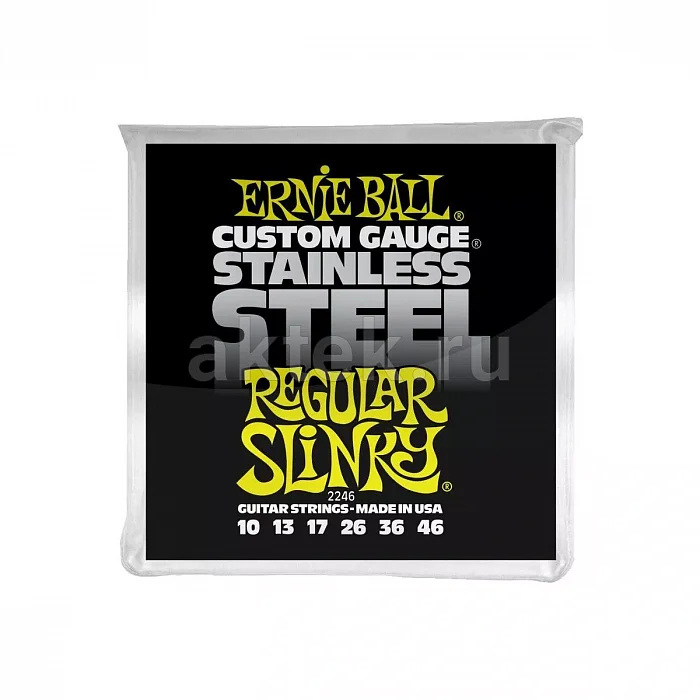 Ernie Ball 2246 комплект струн электрогитары, 10–46