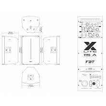 Акустическая система FBT X-LITE 115A 3