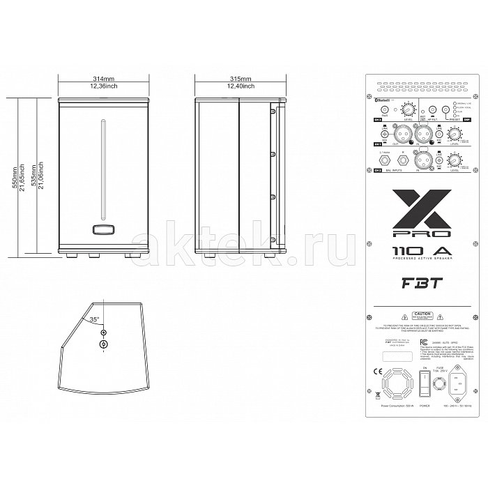 Акустическая система FBT X-PRO 110A 3
