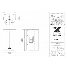 Акустическая система FBT X-PRO 115A 3
