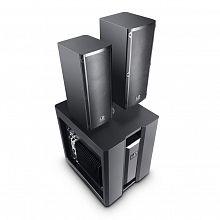 LD Systems DAVE 8 ROADIE White активная PA-система сабвуфер-8″/1400Вт-пик 2