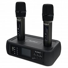 Караоке-система SkyDisco KaraLight Bluetooth с двумя беспроводными микрофонами