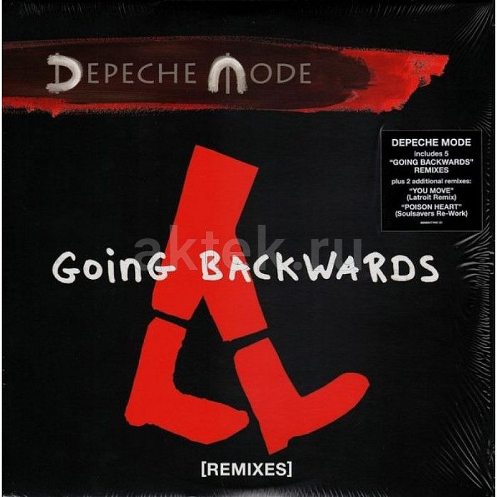 Виниловая пластинка DEPECHE MODE - GOING BACKWARDS (REMIXES) BLACK VINYL 12"