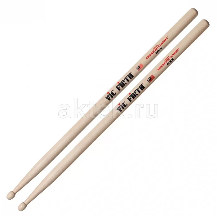 Vic Firth Rock барабанные палочки, орех 3