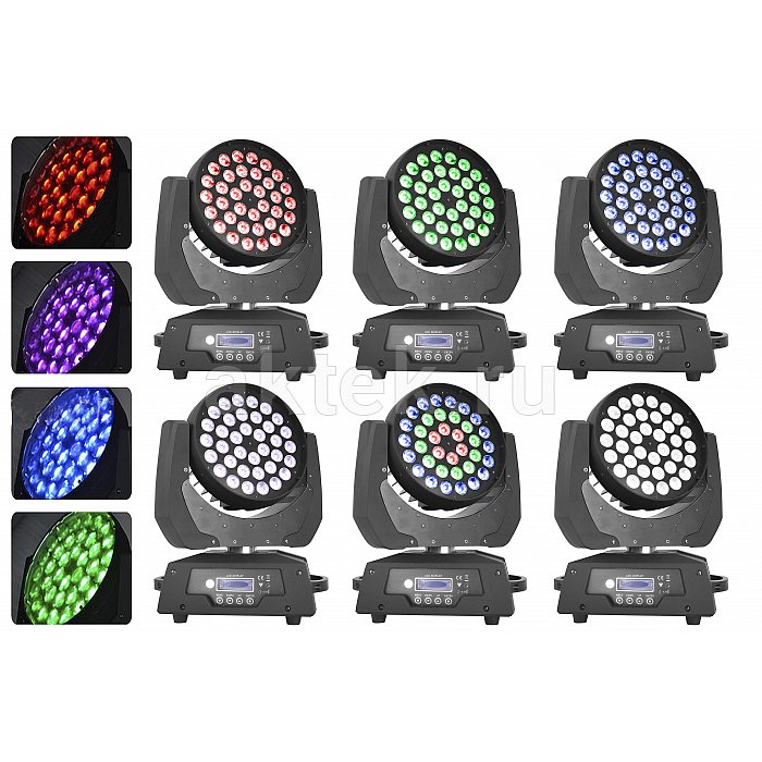 Вращающаяся голова XLine Light LED WASH-3618 Z 5