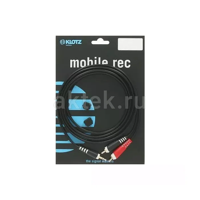 Klotz AY7-0300 кабель Jack 3,5–RCA, 3 м