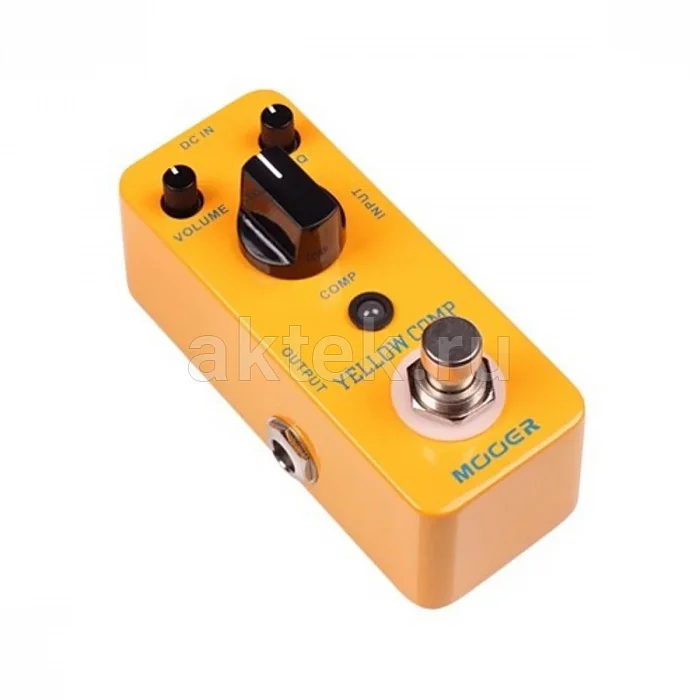 Mooer Yellow Comp педаль оптического компрессора 2