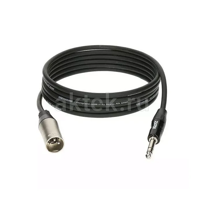 Klotz GRG1MP06.0 GREYHOUND кабель XLR–Jack 6,3, 6 м