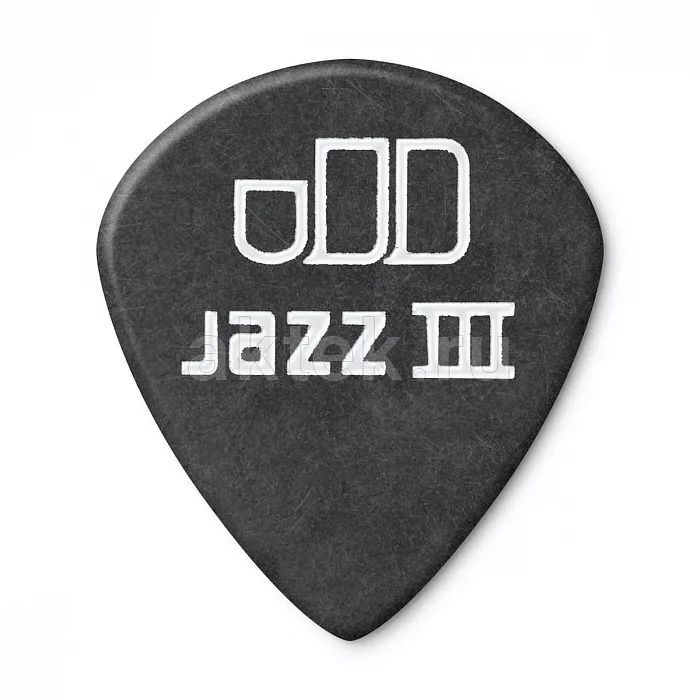 Dunlop 482P150 Tortex Pitch Black Jazz медиаторы, 1,5 мм 3