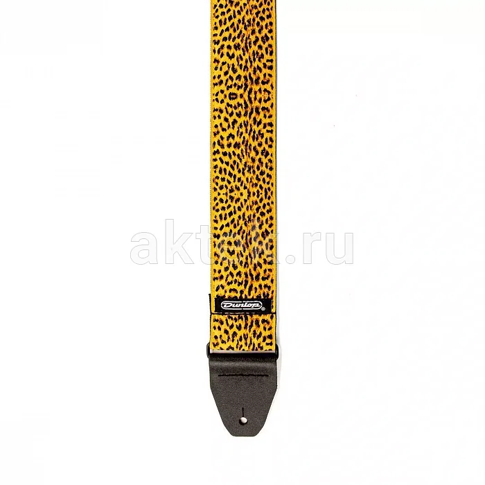 Dunlop D6725 Jaquard Leopardskin жаккардовый гитарный ремень, нагрузка 90 кг 3