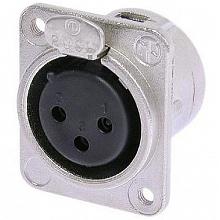 Neutrik NC3FDM3-L-1 панельный разъем XLR female