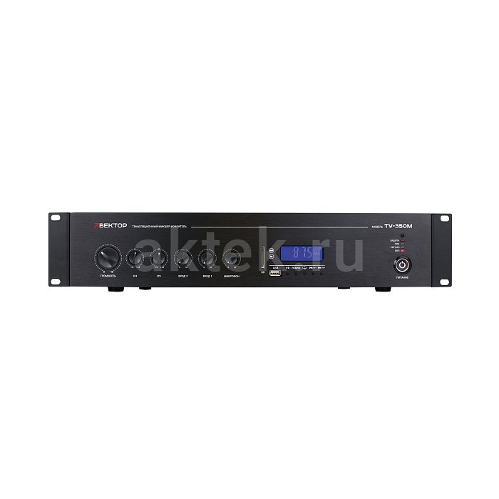 ВЕКТОР ТУ-350М (V2) трансляционный микшер-усилитель, 350 Вт 2
