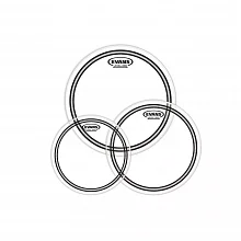 Evans ETP-EC2SCLR-F комплект двухслойных пластиков томов, 10″/12″/14″