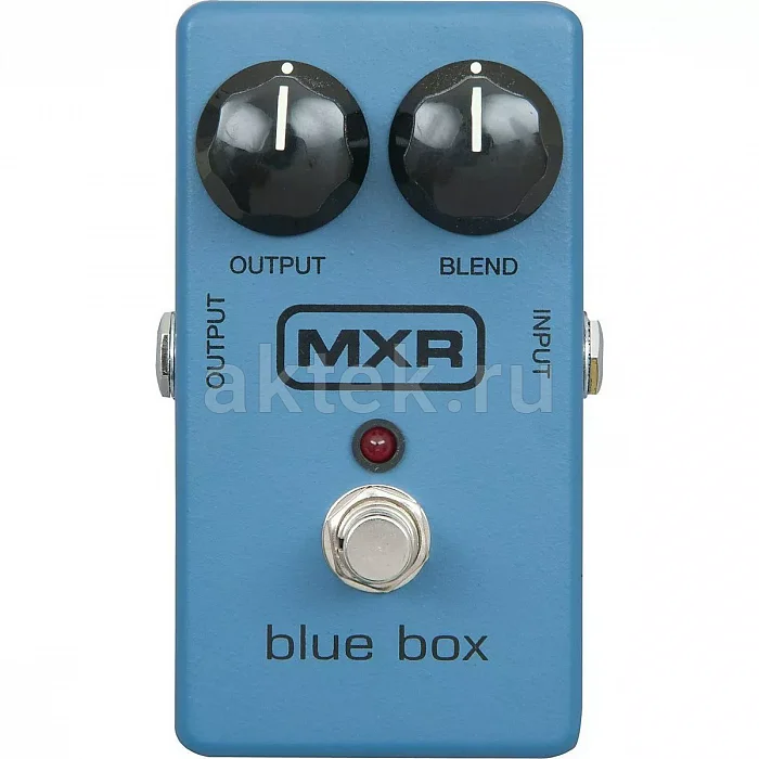 MXR M103 Blue Box педаль октафузза, сдвиг −2 октавы