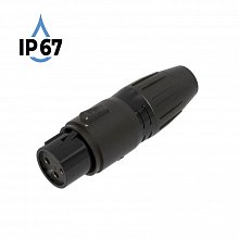 SEETRONIC SCWF3-B-67 кабельный XLR-разъём female, IP67
