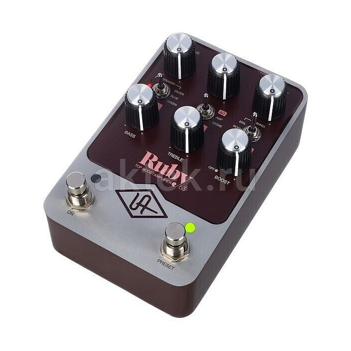 Педаль эффектов предусилителя UNIVERSAL AUDIO UAFX Ruby '63 Top Boost Amplifier