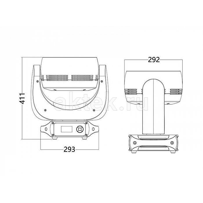 SILVER STAR SS656XCE PLUTO 4000XE MKII поворотная голова BEAM/WASH 6
