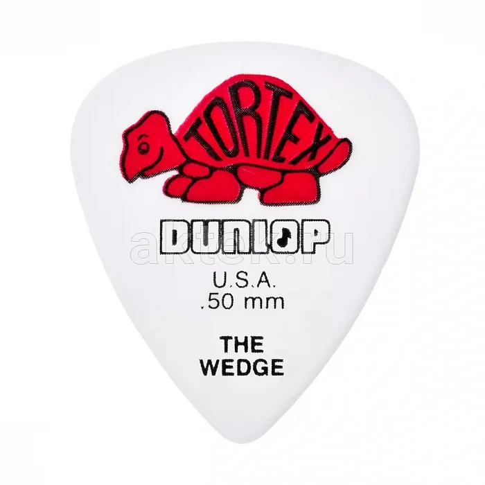 Dunlop 424R050 Tortex Wedge 72Pack медиаторы, 0,5 мм, 72 шт
