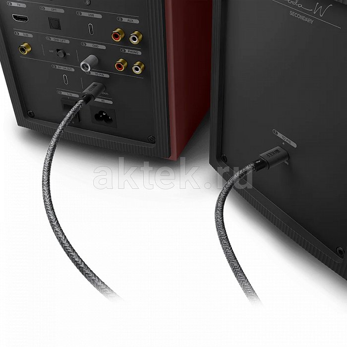 KEF CODA W Vintage Burgundy полочная акустика, Bluetooth, 200 Вт 7