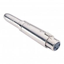 Adam Hall 7854 Silver адаптер TRS6.3-F-stereo–XLR-F