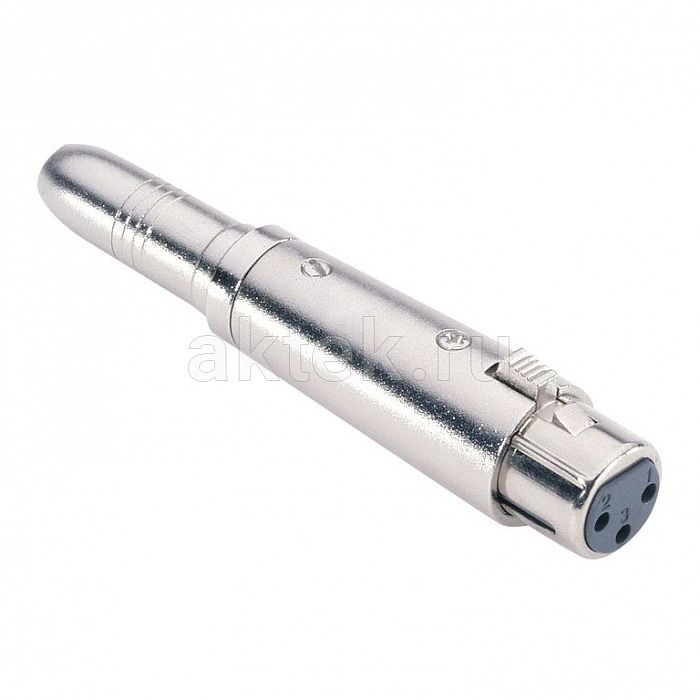 Adam Hall 7854 Silver адаптер TRS6.3-F-stereo–XLR-F
