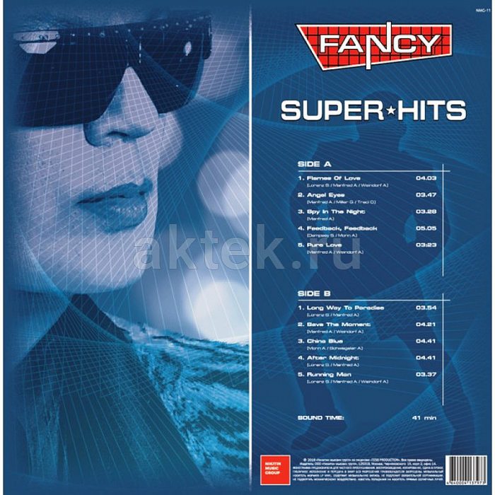 Виниловая пластинка FANCY - SUPER HITS BLACK VINYL 12" 2