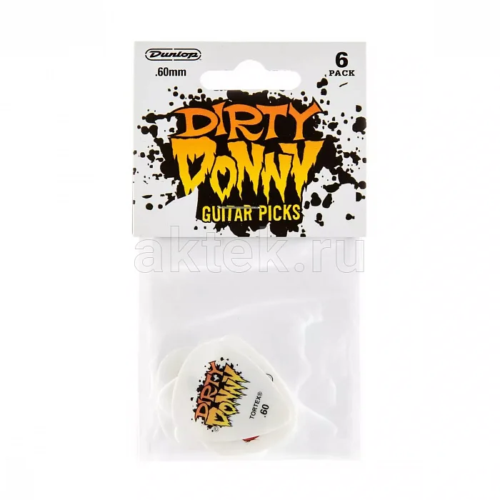 Dunlop BL111P073 Dirty Donny 6Pack медиаторы, 0,73 мм, 6 шт 2