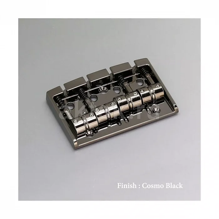 Gotoh 404SJ-4-CK басовый бридж, 4 струны, стальные сёдла, чёрный хром