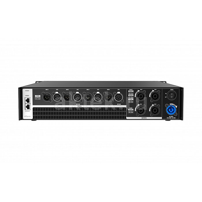 Audiocenter D4.4K-D 4-канальный усилитель с Dante, 8 Ом Stereo - 4x700 Вт 5