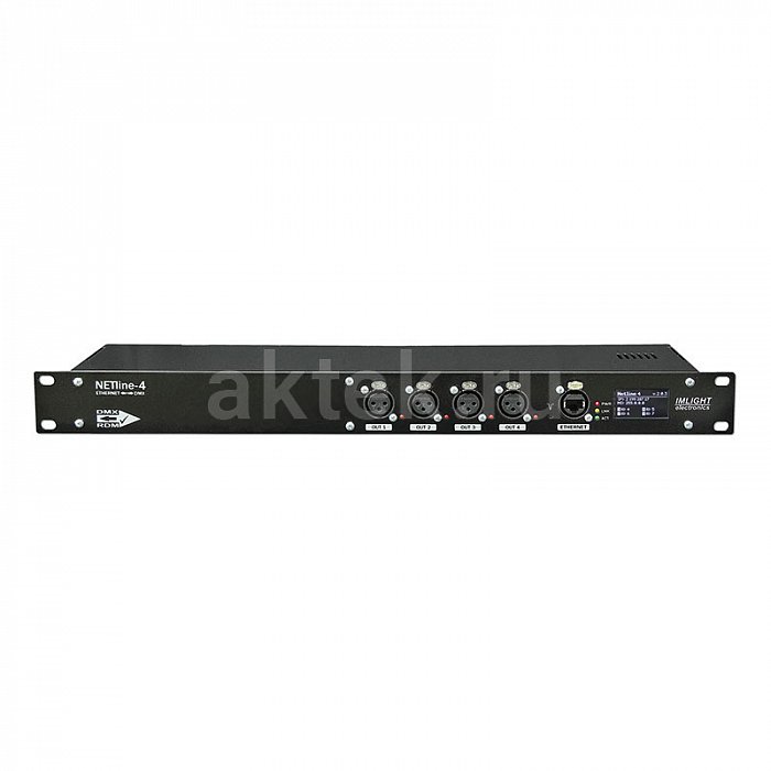 ИМЛАЙТ NETline-4 сетевой DMX-конвертер, четыре порта, 1U