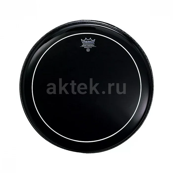 Remo ES-1624-PS 24"Ebony pinstripe барабанный пластик