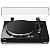 Yamaha TTN-503 Black сетевой виниловый проигрыватель с ременным приводом