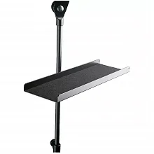 K&M 12218-000-55 алюминиевая полка для музыкальной стойки, фетровая отделка
