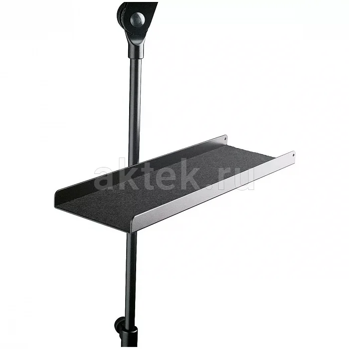 K&M 12218-000-55 алюминиевая полка для музыкальной стойки, фетровая отделка