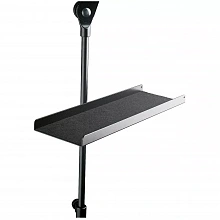 K&M 12218-000-55 алюминиевая полка для музыкальной стойки, фетровая отделка