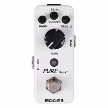 Mooer Pure Boost педаль бустера, усиление 20 дБ