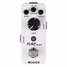 Mooer Pure Boost педаль бустера, усиление 20 дБ