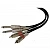 Nordfolk NRJ154/1M кабель Jack 6,3–RCA, 1 м