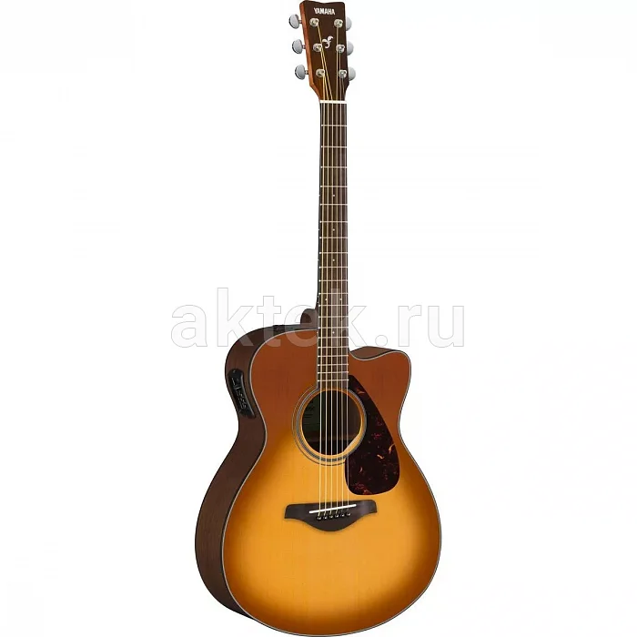 Yamaha FSX800C SDB электроакустическая гитара, верхняя дека из массива ели